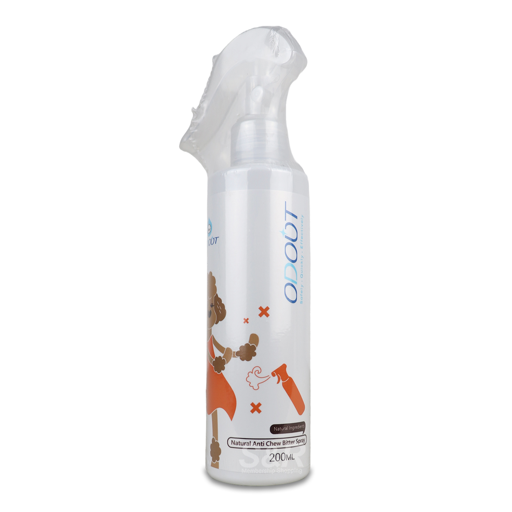 Odout Natural Anti Chew Bitter Spray 200mL